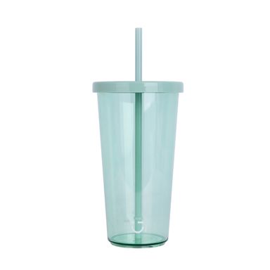 Tomatodo de plástico con sorbete light & enjoy de 600 ml verde -  Miniso