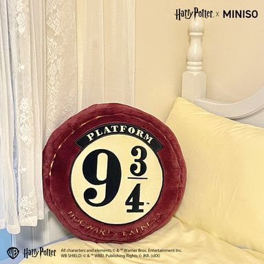Almohada redonda plataforma nueve tres cuartos serie harry potter -  Harry Potter