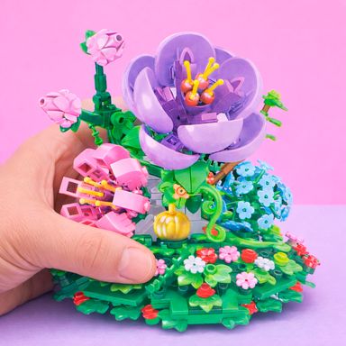 Bloques de construcción flowers 545 piezas violeta -  Miniso
