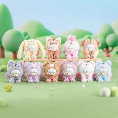 Blind Box de peluche serie gyun big tailed critter crew vinyl plush -  Miniso