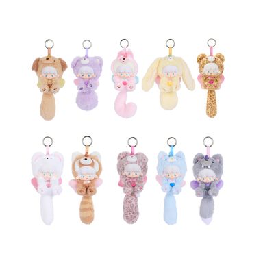 Blind Box de peluche serie gyun big tailed critter crew vinyl plush -  Miniso