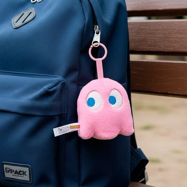 Llavero 10 cm de peluche meñique serie pac man -  Pac-Man