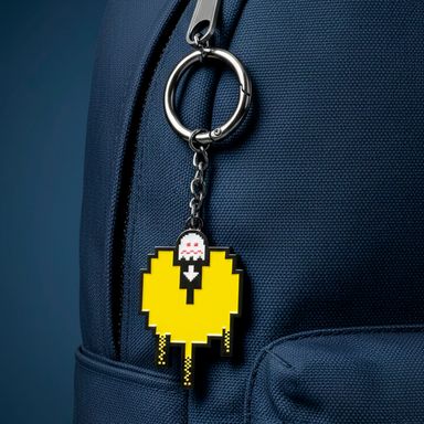 Llavero de acero colección pac man -  Pac-Man