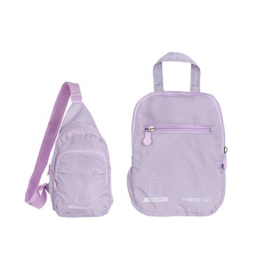 Organizador de viaje bolsa pectoral plegable serie miniso go morada -  Miniso