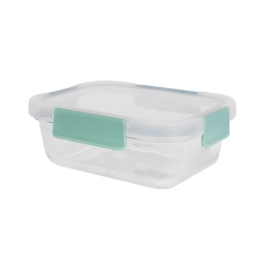 Taper rectangular de vidrio para alimentos 640 ml verde -  Miniso