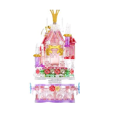 Bloques cuento de hadas con luz reino de las rosas serie miniso -  Miniso