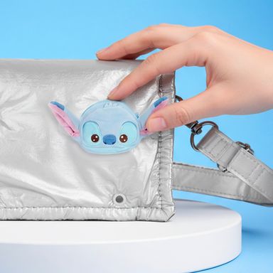 Monedero stitch minidots felpa azul 10x6x6 cm -  Minidots