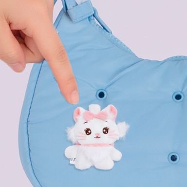 Charm decorativo marie minidots felpa blanca 9.5 cm -  Minidots