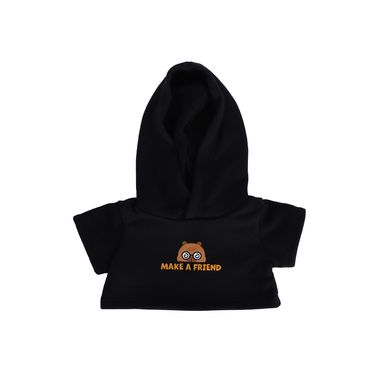 Ropa para peluche chaqueta colección make a friend textil negra 31x27 cm -  Make A Friend