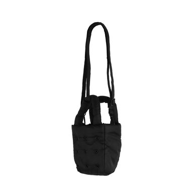Bolso crossbody personalizable textil negro 14.5x16 cm -  Minidots