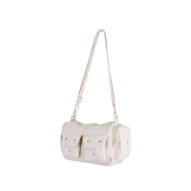 Bolso crossbody clean fit textil blanco 29x16 cm -  Minidots