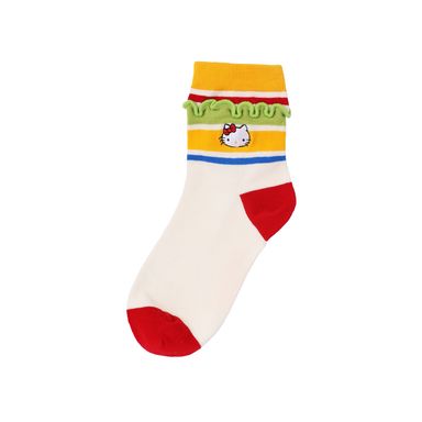 Medias para mujer hello kitty retro dinner textiles blancas talla 24-26 -  Hello Kitty Retro Dinner