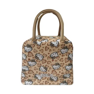 Lonchera para almuerzo de hello kitty sanrio leopard print café -  Hello Kitty Leopard