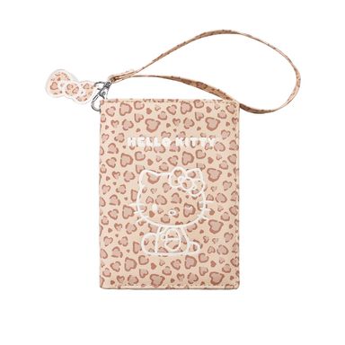 Tarjetero para pasaporte hello kitty sanrio leopard print café -  Hello Kitty Leopard