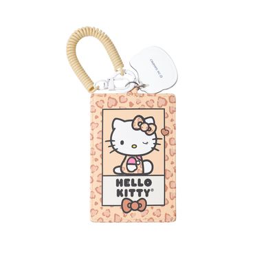 Tarjetero de hello kitty sanrio leopard print café -  Hello Kitty Leopard