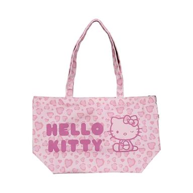 Bolsa de compras hello kitty sanrio leopard print rosa -  Hello Kitty Leopard