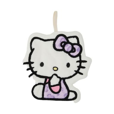 Toalla para manos sanrio serie animal print hello hitty lila -  Hello Kitty Leopard