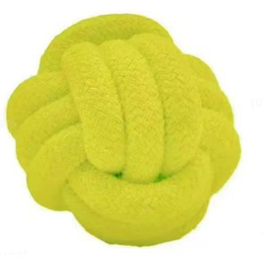 Pelota de algodón para mascota color amarillo fluorescente -  Miniso