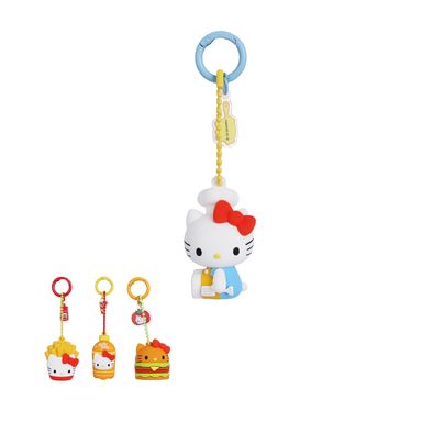 Llavero colgante hello kitty retro dinner sintético 13 cm -  Hello Kitty Retro Dinner