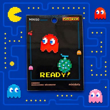 Charm metálico colección pac man blinky -  Pac-Man