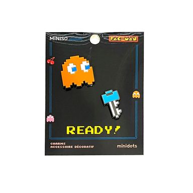 Charm metálico colección pac man clyde -  Pac-Man
