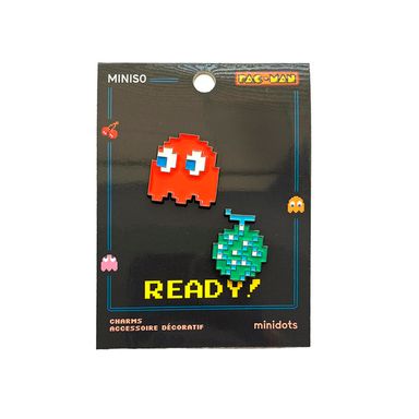 Charm metálico colección pac man blinky -  Pac-Man