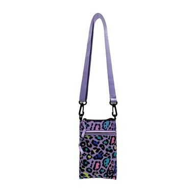 Bolso porta celular miniso colección leopard print morado -  Miniso