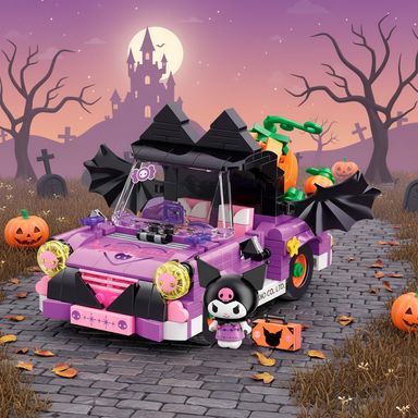 Bloques de construcción kuromi carro de calabaza 16x9x10.5 cm 380 piezas 6+ -  Sanrio