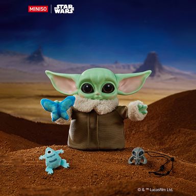 Figura de colección grogu look what i got verde vinyl plush -  Star Wars