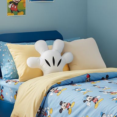 Cojín decorativo mickey mouse tipo guante felpa blanco 43x51 cm -  Disney