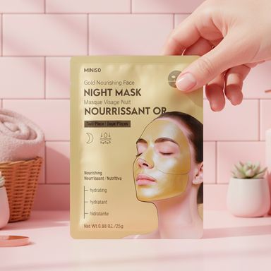 Mascarilla facial hidratante nocturna 25 ml 2 piezas -  Miniso