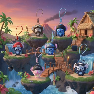 Blindlab blind box stitch mini hip hop collection 5.5 cm -  Lilo & Stitch