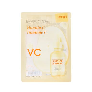 Mascarilla facial 26 ml vitamina c -  Miniso