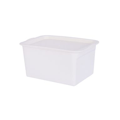 Organizador con tapa plástico 19.5x14x18 cm -  Miniso