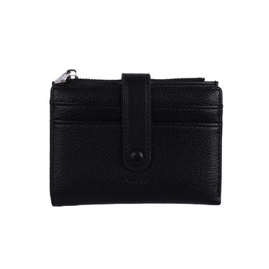 Tarjetero con monedero sintético negro - Miniso