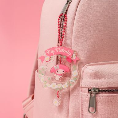 Llavero acrílico sanrio con flores -  Sanrio