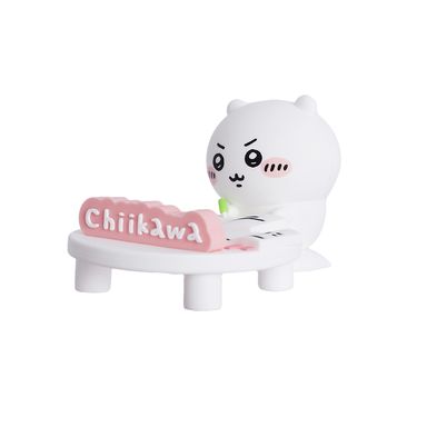 Soporte para celular de escritorio sintético blanco 8x5.5 cm -  Chiikawa