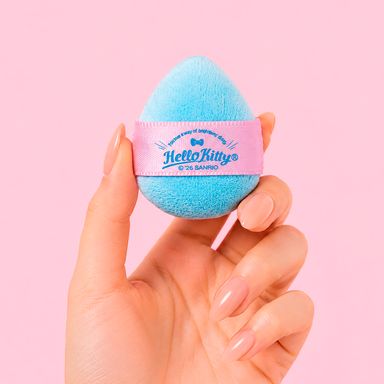 Esponja para maquillaje hello kitty disfruta el verano 3 piezas con caja de almacenamiento sanrio -  Sanrio