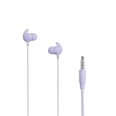 Audífonos jack 3.5 mm m series de silicón suave mod pa618 morado -  Miniso