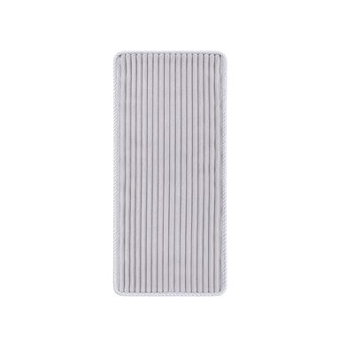 Toalla de baño microfibra rayas gris 75x35 cm -  Miniso