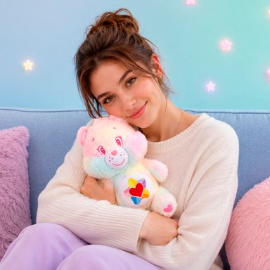 Peluche decorativo sincerosita postura sentada felpa multicolor -  Care Bears