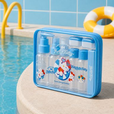 Kit de viaje hello kitty jump in to summer 9 piezas -  Sanrio Jump In To Summer