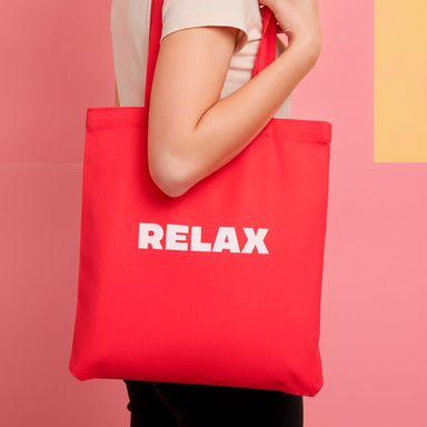 Bolsa de compras serie vibrant color roja -  Miniso