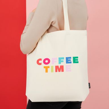 Bolsa de compras serie vibrant color blanco -  Miniso