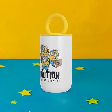 Tomatodo de doble pared con asa minions and monsters de 500 ml -  Minions
