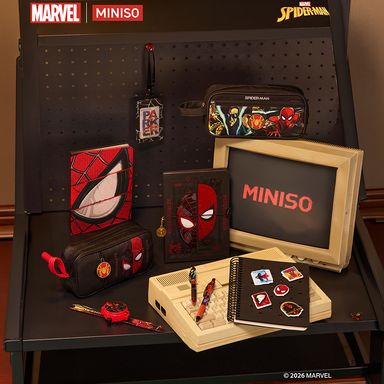 Cartuchera doble capa y cierre colección marvel spider man negro -  Marvel Spiderman