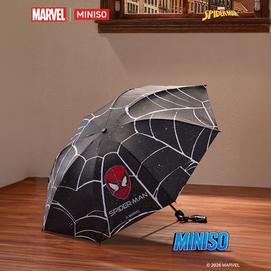 Sombrilla para sol 3 pliegues colección marvel spider man negro -  Marvel Spiderman
