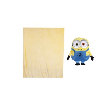 Manta y almohada 2 en 1 minions and monsters mochila -  Minions