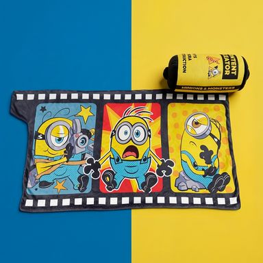 Manta y almohada 2 en 1 minions and monsters rollo fotográfico -  Minions
