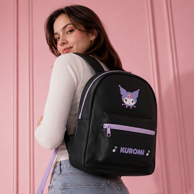 Mochila escolar de color negro kuromi sanrio -  Sanrio